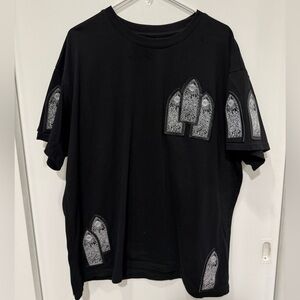 WHO DECIDES WAR Black Short Sleeve Graphic Tee